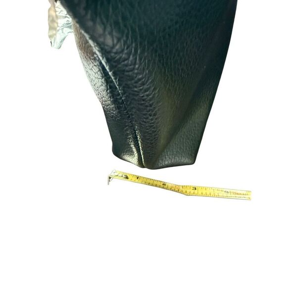 Steve Madden cross body bag wristlet black faux pebbled leather purse NEW - Picture 7 of 8